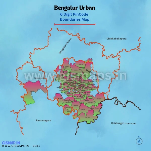 Bengalur_Urban_PincodeBoundary_Map